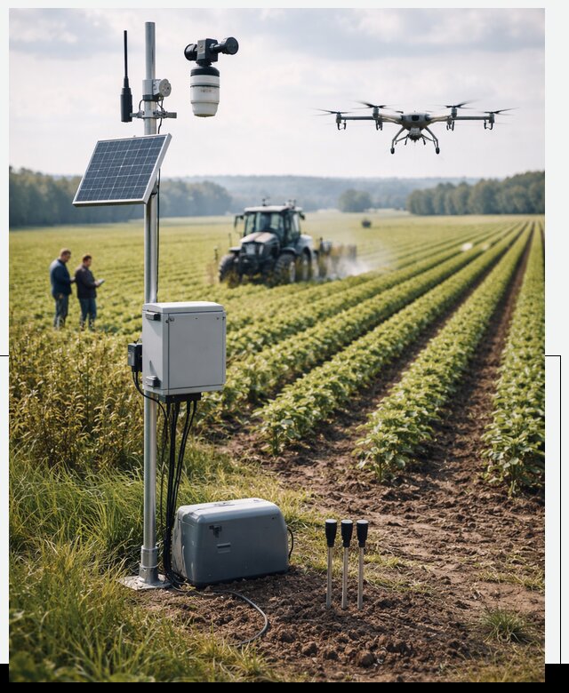 Разработка IoT мониторинга полей в Электростали от 8611 р. | АвикейЭлк